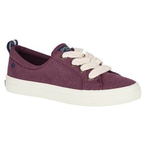 Sperry Womens Purple Crest Chubby STS82618 Topsiders Padded Sneakers size 6